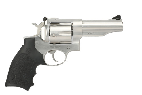 Ruger Redhawk .45 Colt Revolver with Satin Stainless Steel Finish and Adjustable Sights
