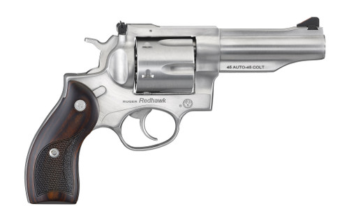 Ruger Redhawk .45 ACP / .45 Colt Revolver with 4.2-inch Barrel and Satin Stainless Steel Finish