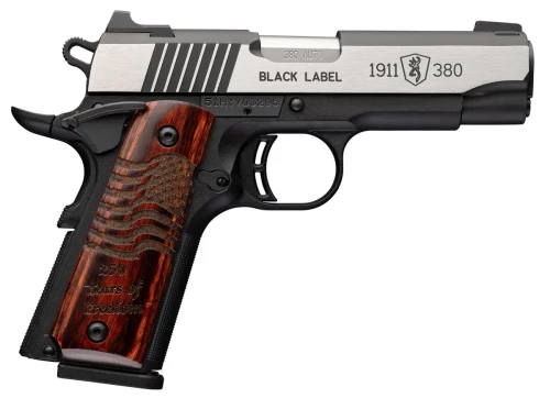 Browning 1911-380 Medallion Pro 250 Semi-Auto Pistol with Blackened Stainless Finish 051123492