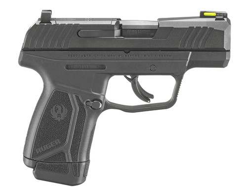 Ruger Max-9 9mm Semi-Auto Pistol with Black Finish and Tritium Fiber Optic Sights