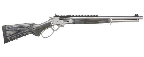 Marlin 1895 SBL .45-70 Government Lever Action Rifle with Polished Stainless Steel Finish and Ghost Ring Sights