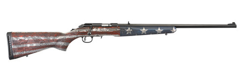 Ruger American Heartland .22 LR Bolt Action Rifle with Engraved Farm Scene Stock
