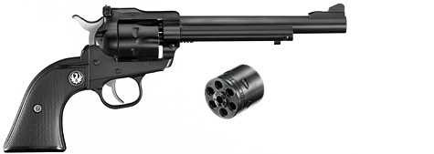 Ruger Single Six .22 LR & .22 Magnum Revolver with 6-Shot Capacity and Adjustable Sights