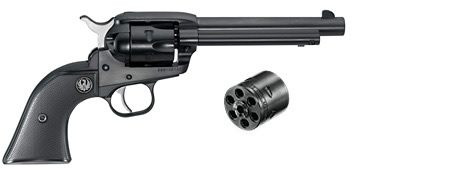 Ruger Single Six .22 LR & .22 Magnum Revolver with Blue Finish, 6-Round Capacity