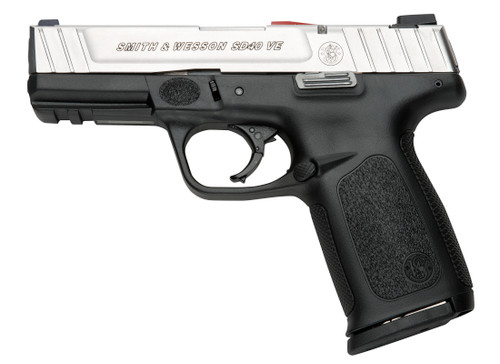 Smith & Wesson SD40VE 40 S&W Semi-Auto Pistol with 10+1 Capacity and Stainless Finish