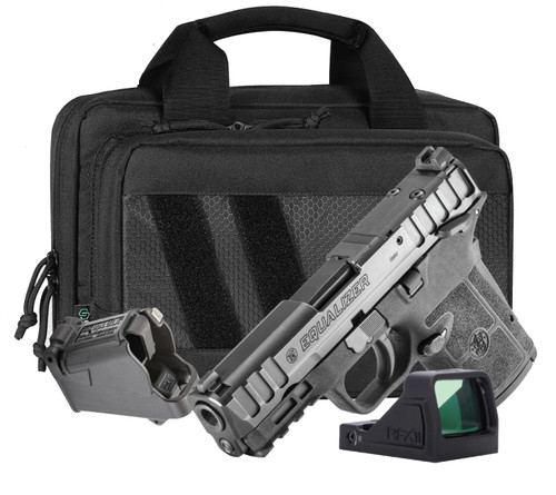 Smith & Wesson Equalizer 9mm Semi-Auto Pistol with 15+1 Capacity and White Dot Sights