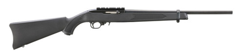 Ruger 10/22 Carbine .22 LR Semi-Auto Rifle with Synthetic Stock and Scope Base Adapter