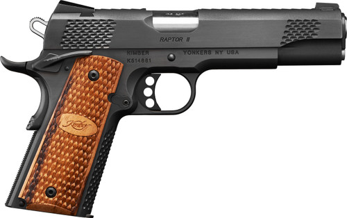 Kimber Raptor II .45 ACP Semi-Auto Pistol with Zebra Wood Grips