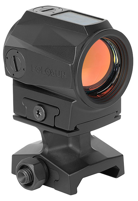 Holosun SCRSGR2 Solar Charging Red Dot Sight with Green 2 MOA Dot, 20 mm Objective, 1x Magnification