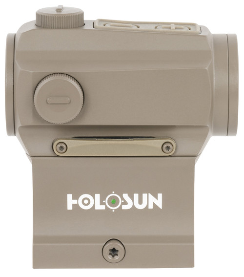 Holosun HE403BGRFDE Microred Dot Sight with Green 2 MOA Dot - Flat Dark Earth Finish