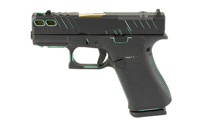 GLOCK 43X 9mm Sub-Compact Semi-Automatic Pistol with MOS and Blue/Black Cerakote Finish