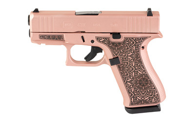 GLOCK 43X 9mm Sub-Compact Pistol with Rose Gold Cerakote Finish – Model UX4350204-RGLAS
