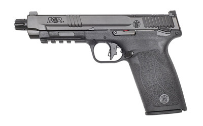 Smith & Wesson M&P 5.7, Semi-automatic, Single Action Only Internal Hammer Fired, Full Size, 5.7X28MM, 5 Barrel, Optics Ready, Thumb Safety, 3 Dot Sights, Matte Finish, Black, 10 Rounds, 2 Magazines 14093