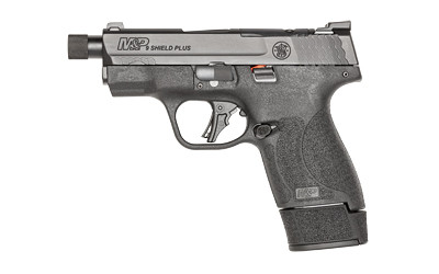 Smith & Wesson M&P Shield Plus 9mm Micro Compact Pistol with 15-Round Capacity and Night Sight Front Only