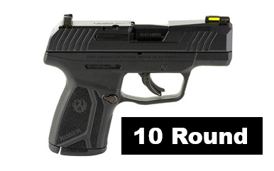 Ruger Max-9 9mm Sub-Compact Striker-Fired Pistol with Front Night Sight and Safety - California Compliant