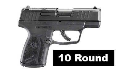 Ruger Max-9 9mm Sub-Compact Striker-Fired Pistol with 3.2-inch Barrel and 10-Round Capacity