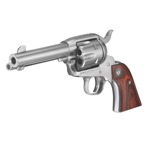 Ruger Vaquero .357 Magnum Revolver with 4.6-inch Barrel – Stainless Steel, Fixed Sights
