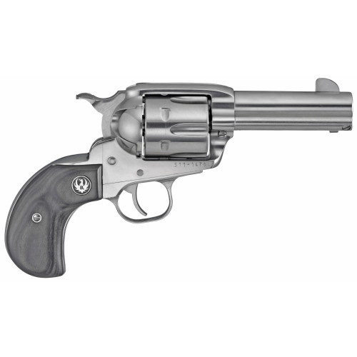 Ruger Vaquero .45 Colt Single Action Revolver with 3.75-Inch Barrel and Stainless Steel Finish