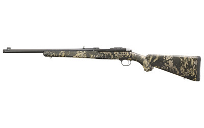 Ruger 77/357 Bolt-Action Rifle with 18.5-Inch Threaded Barrel and Camo Synthetic Stock