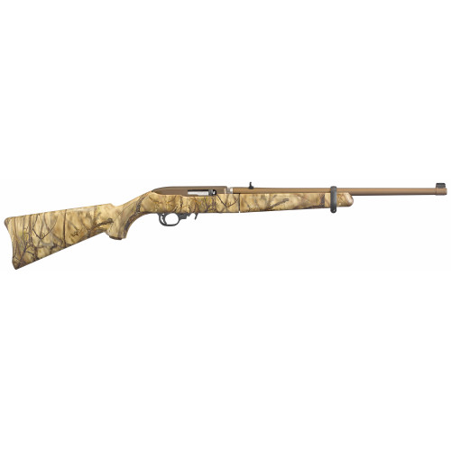 Ruger 10/22 Takedown .22 LR Rifle with Camo Synthetic Stock, 18.5-inch Barrel - Model 10/22 TD
