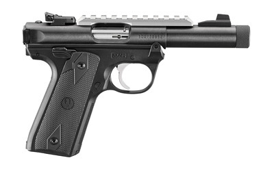 Ruger Mark IV 22/45 .22 LR Pistol with 4.4-Inch Threaded Barrel and Adjustable Rear Sight