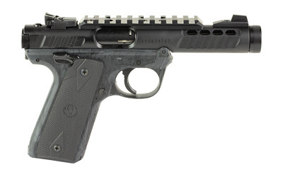 Ruger Mark IV 22/45 Lite Rimfire Pistol with Threaded Barrel and Fiber Optic Sights