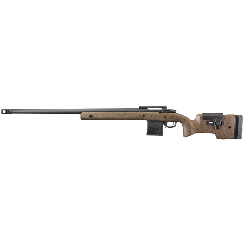 Ruger Hawkeye Long Range Target 6.5 Creedmoor Bolt Action Rifle with Heavy Barrel and 26-inch Length