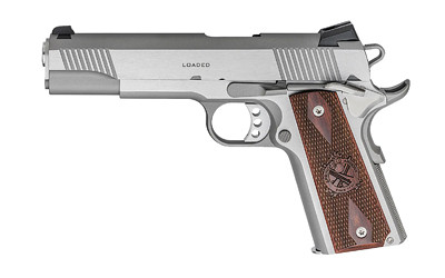 Springfield Loaded 1911 .45 ACP Stainless Steel Pistol with Match Grade Barrel