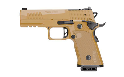 Sig Sauer P211-GT4 9mm Compact Pistol with 4.2-inch Bull Barrel and Tritium Night Sights in Coyote Finish