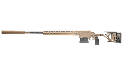 Seekins SIC 338 Norma Magnum Rifle with 26-Inch Stainless Barrel - Flat Dark Earth