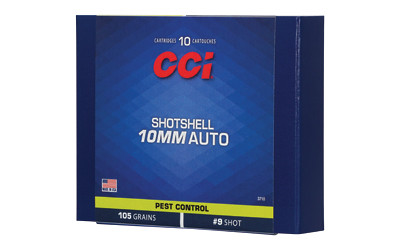 CCI Ammunition 10MM Bismuth Pest Control Shotshell - 105 Grain, Pack of 10