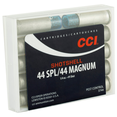 CCI Ammunition 44 Magnum #9 Shotshell, 140 Grain – 10 Rounds per Box