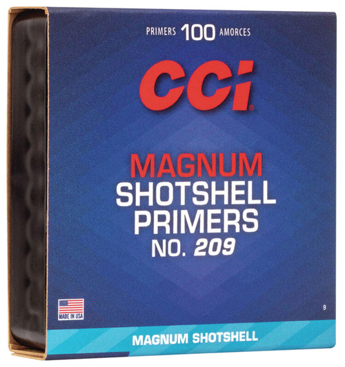 CCI 9 209M Shotshell Primers - Reliable Brass Magnum 209 Primers for Shotgun Reloading (1000 Pack)