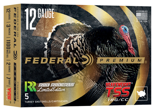 Federal PTSSX198FRR7 12-Gauge 3-Inch 2-Oz Tungsten Shotgun Shells with FliteControl Flexwad for Turkey Hunting