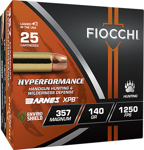 Fiocchi 357BA Hyperformance 140-Grain XPB Ammunition for .357 Magnum