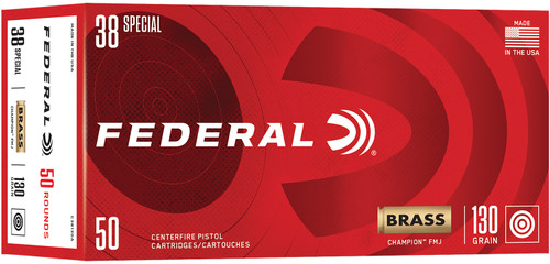 Federal C38130A 38 Special 130 Grain Full Metal Jacket Ammunition  Target Practice