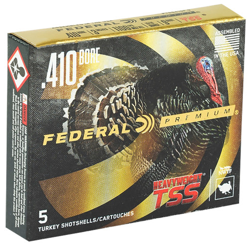 Federal Heavyweight Tungsten Super Shot TSS 410 Gauge 3-Inch 7 Shot for Hunting - Part No. PTSS419F7