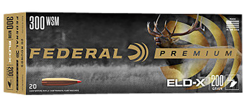 Federal Hornady ELD-X 300 WSM 200 Grain Hunting Bullets - Precision Match-Accurate Design
