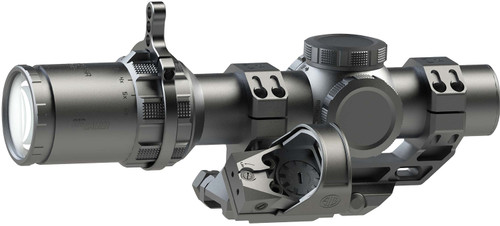 Sig Sauer Electro-Optics TANGO-MSR Compact Scope 1-6x24 with Illuminated BDC6 Reticle and MSR Mount