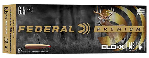 Federal Premium 6.5 PRC ELD-X Match-Accurate Hunting Bullet - Part P65PRCELDX1