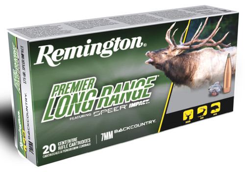 Remington Ammunition Premier Long Range 7mm BC 175-Grain Rifle Ammo (20 Rounds per Box, 10 Boxes per Case)