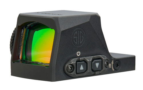 Sig Sauer Electro-Optics ROMEO-X Reflex Sight with Green Circle Dot - Compact and Durable Pistol Red Dot