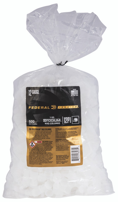Federal 12P1 Podium Wad - 1 oz for Target Shooting, Plastic Construction