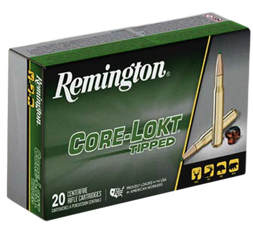 Remington Ammunition R20043 6.5 PRC 140 Grain Core-Lokt Tipped Rifle Ammo - 20 Rounds per Box, 10 Boxes per Case