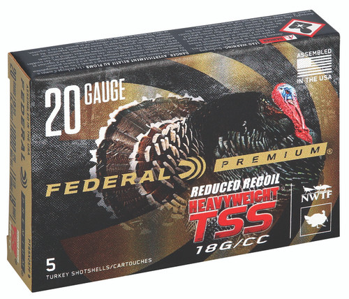 Federal Heavyweight Tungsten Super Shot TSS 20 Gauge Turkey Ammo (Part No. PTSSX257F9)