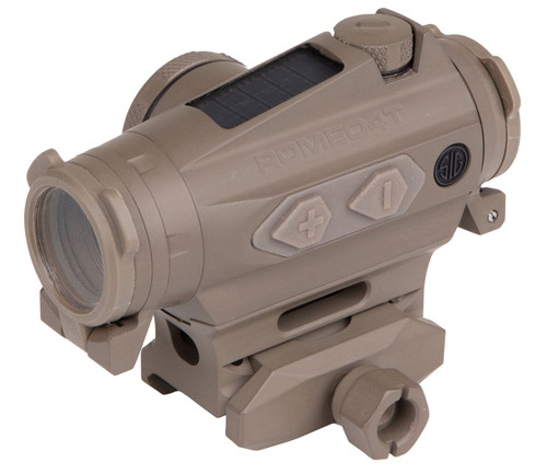 Sig Sauer Electro-Optics Romeo4T Solar Compact Red Dot Sight for Pistols, MSRs, and Shotguns