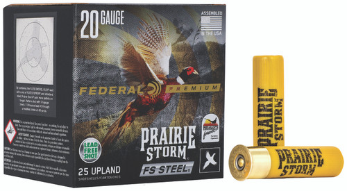 Federal Prairie Storm 20 Gauge 3-Inch Shotgun Shells with FLITECONTROL Flex and FLITESTOPPER Technologies