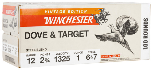 Winchester Ammo XU12S67VP Super X 12 Gauge 2.75-Inch 1 oz 6/7 Shot Shells - 200 Rounds