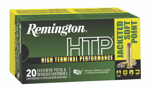 Remington Ammunition HTP 41 Rem Mag 210 Grain Jacketed Soft Point - Hunting Ammo (20 Rounds per Box)