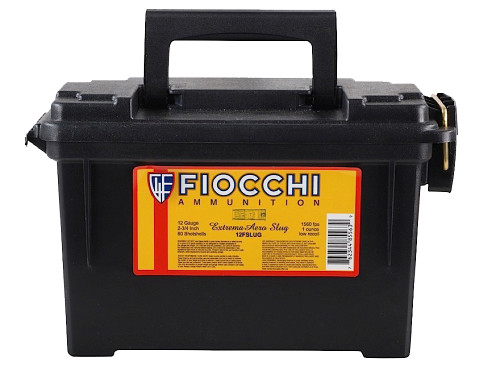 Fiocchi 12FSLUG 12-Gauge Rifled Slug for Home Defense - 1 Ounce, 2.75 Inch